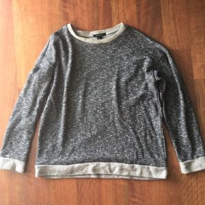 Light and dark gray sweater